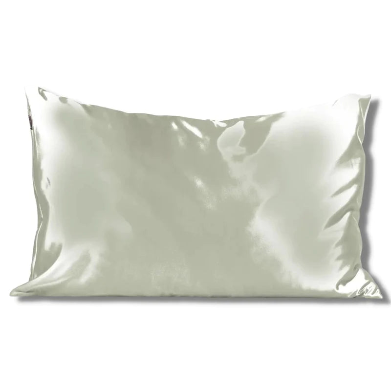 Kitsch Satin Pillowcase - Sage (Standard/Queen Size 26" x 19")